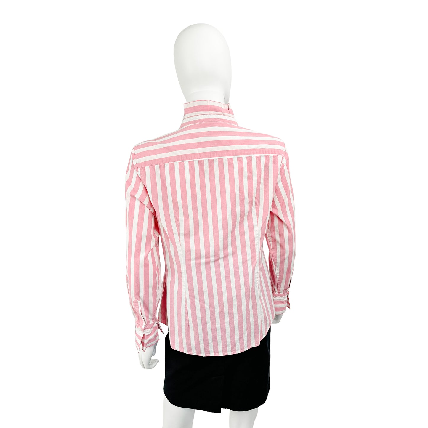 Banana Republic Pink & White Striped Button-Down Size 12P